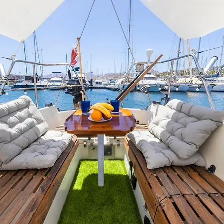 Seaside Chill-Out Stay On A Sail Yacht Puerto Calero Exterior photo